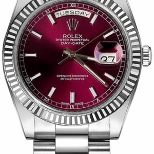 Rolex Day-Date 36 White Gold Men’s Watch 118239