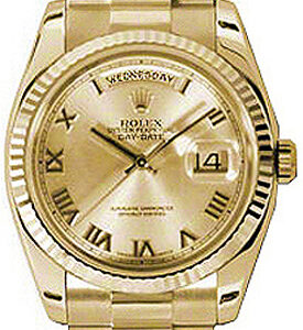 Rolex Day-Date 36 Yellow 18K Gold Men’s Watch 118238