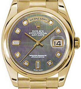 Rolex Day-Date 36 Yellow Gold Watch 118208