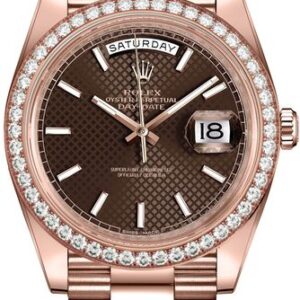 Rolex Day-Date 40 18k Everose Gold Men’s Watch 228345RBR