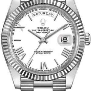 Rolex Day-Date 40 18k White Gold Men’s Watch 228239