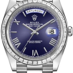 Rolex Day-Date 40 Blue Dial President Bracelet Men’s Watch 228396TBR