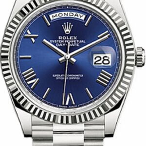 Rolex Day-Date 40 Blue Dial Solid Gold Watch 228239