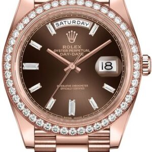 Rolex Day-Date 40 Diamond Hour Markers Men’s Watch 228345RBR