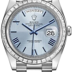 Rolex Day-Date 40 Ice Blue Dial Men’s Watch 228396TBR