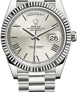 Rolex Day-Date 40 Men’s Solid 18K White Gold Watch 228239