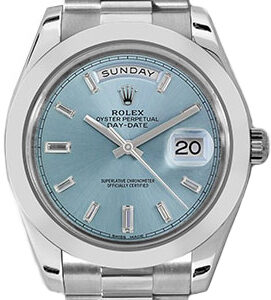 Rolex Day-Date 40 Platinum Watch 228206