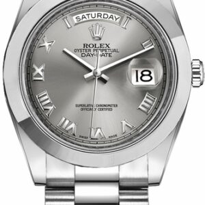 Rolex Day-Date 41 Diamond Platinum Watch 218206