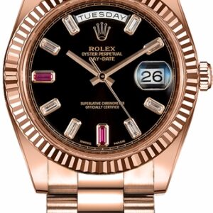 Rolex Day-Date 41 Solid 18K Rose Gold Men’s Watch 218235