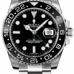 Rolex GMT-Master II Black Dial Oystersteel Men’s Watch 116710LN