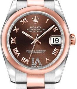 Rolex Lady-Datejust 26 Everose Gold & Steel Women’s Watch 179161