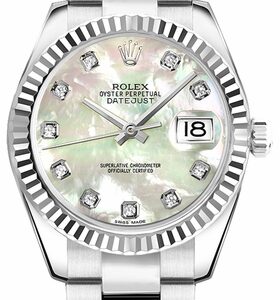 Rolex Lady-Datejust 26 Pearl Diamond Women’s Watch 179174