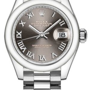 Rolex Lady-Datejust 28 Dark Grey Dial Women’s Watch 279166