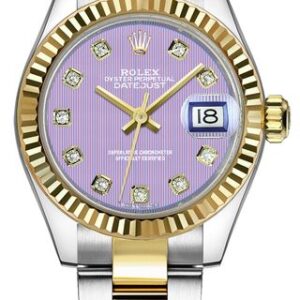 Rolex Lady-Datejust 28 Fluted Bezel Watch 279173