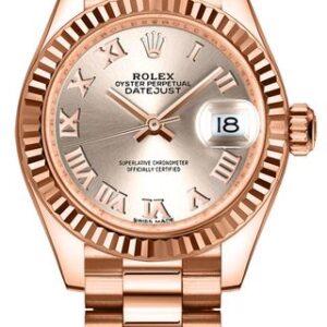 Rolex Lady-Datejust 28 Fluted Bezel Women’s Watch 279175