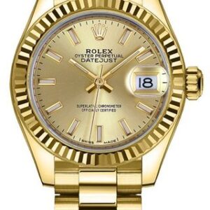 Rolex Lady-Datejust 28 Index Hour Markers Women’s Watch 279178