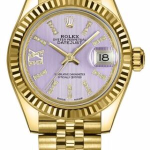 Rolex Lady-Datejust 28 Lilac Diamond Dial Women’s Watch 279178