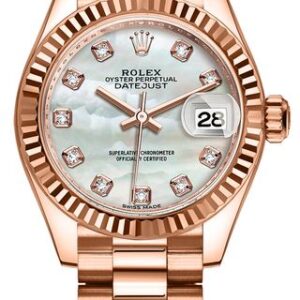 Rolex Lady-Datejust 28 Mother of Pearl Women’s Watch 279175