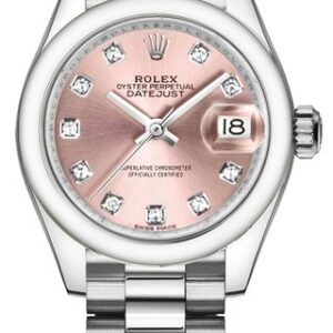 Rolex Lady-Datejust 28 Pink Diamond Dial Women’s Watch 279166