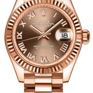 Rolex Lady-Datejust 28 Roman Numerals Women’s Watch 279175