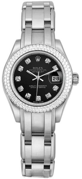 Rolex Masterpiece Pearlmaster Diamond Bezel Women’s Watch 80339