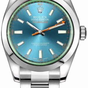 Rolex Milgauss Z-Blue Dial Luxury Men’s Watch 116400GV