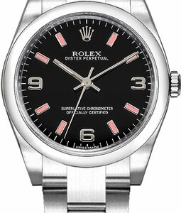 Rolex Oyster Perpetual 26 Black Dial Women’s Watch 176200
