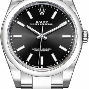 Rolex Oyster Perpetual 39 Black Dial Men’s Watch 114300