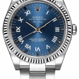 Rolex Oyster Perpetual Air-King Blue Dial Watch 114234