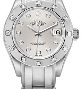 Rolex Pearlmaster Silver Dial Women’s Watch 80319