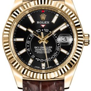 Rolex Sky-Dweller Black Dial Men’s Watch 326138