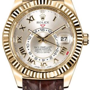 Rolex Sky-Dweller Gold Watch 326138