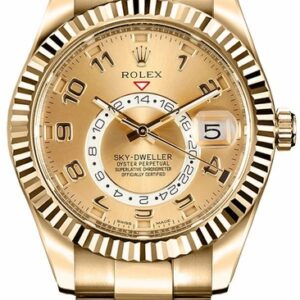 Rolex Sky-Dweller Men’s Gold Watch 326938