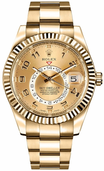 Rolex Sky-Dweller Men’s Gold Watch 326938
