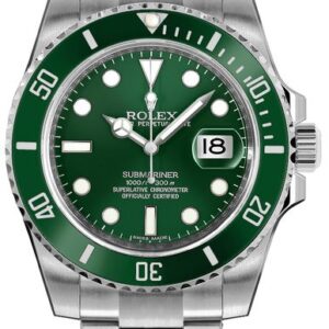 Rolex Submariner Date Green Dial Men’s Watch 116610LV