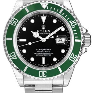 Rolex Submariner Date Kermit Black Dial Men’s Watch 16610