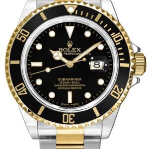 Rolex Submariner Date Two Tone Men’s Watch 16613LN