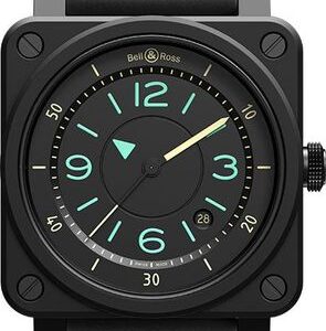 Bell & Ross Aviation Instruments Black Dial Men’s Watch BR0392-IDC-CE/SRB