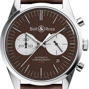 Bell & Ross Vintage Officer Limited Watch For Sale BRG126-BRN-ST/SCR