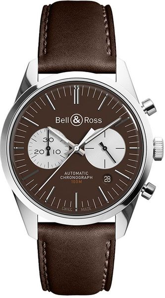 Bell & Ross Vintage Officer Limited Watch For Sale BRG126-BRN-ST/SCR