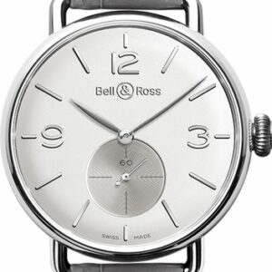 Bell & Ross Vintage Silver Dial Men’s Luxury Watch WW1 BRWW1-ME-AG-OP/SCR