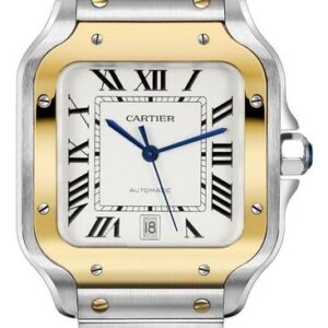 Cartier Santos De Cartier Silver Dial Men’s Watch W2SA0006