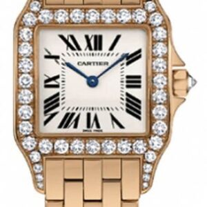 Cartier Santos Demoiselle 18k Rose Gold Women’s Watch WF9007Z8