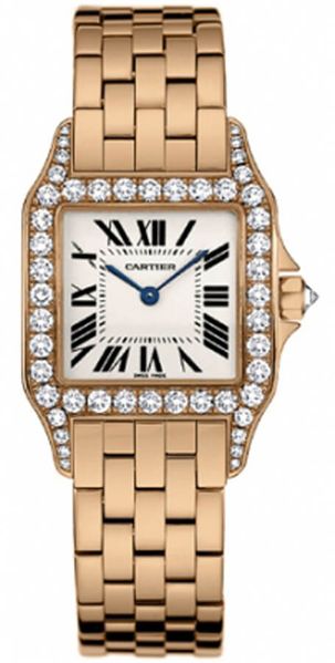 Cartier Santos Demoiselle 18k Rose Gold Women’s Watch WF9007Z8