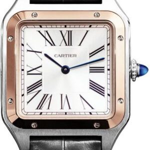 Cartier Santos-Dumont Large Silver Dial Men’s Watch W2SA0011