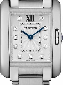 Cartier Tank Anglaise Diamond Dial Women’s Watch W4TA0003