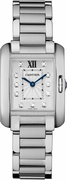 Cartier Tank Anglaise Diamond Dial Women’s Watch W4TA0003