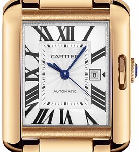 Cartier Tank Anglaise Solid 18k Rose Gold Women’s Luxury Watch W5310003