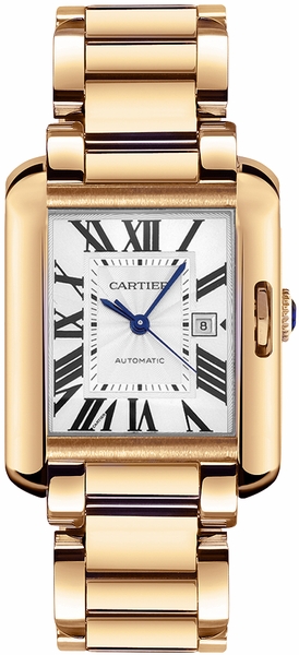 Cartier Tank Anglaise Solid 18k Rose Gold Women’s Luxury Watch W5310003