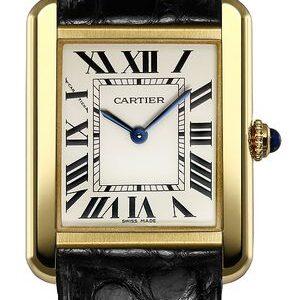 Cartier Tank Solo 18k Yellow Gold Women’s Watch W5200002